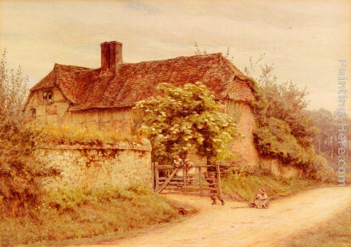 Helen Mary Elizabeth Allingham A Berkshire Cottage